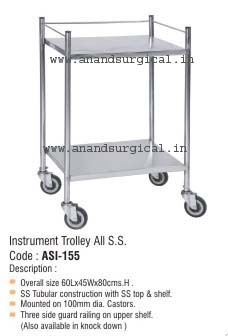 Instrument Trolley All S.S.