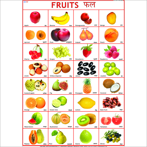 Easy Fruits Chart