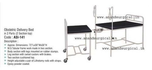 Obstetric Delivery Bed in 2 Parts (2 Section top)