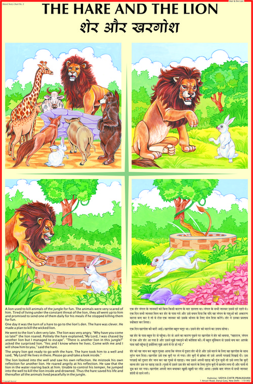 Hare and The Lion Story Chart