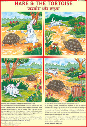 hare and the tortoise story hare and the tortoise story chart