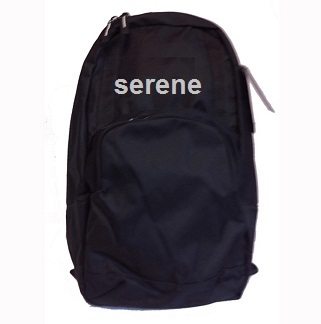 Plain school backpack