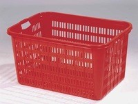 Plastic Rectangle Netted Basket Mould