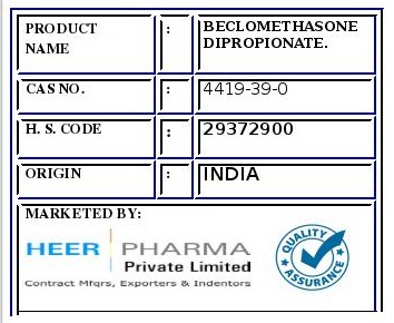 Beclomethasone Dipropionate Beclomethasone Dipropionate