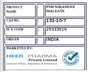 Pheniramine Maleate