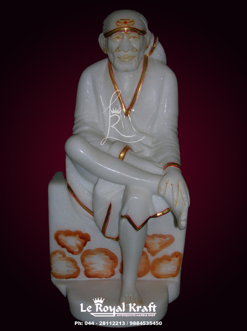 White Marble Sai Baba Statues