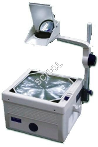 Over Head Projector - ABS Plastic, 250x250 mm Stage Size, 24V/250W Halogen Lamp | Compact Design, Easy Focusing, Thermostatic Cooling, Optimum Brightness