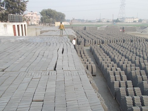 Grey fly ash bricks