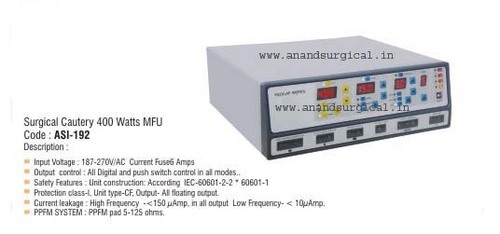 Surgical Cautery 400 watts MFU