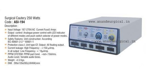 Surgical Cautery 250 Watts