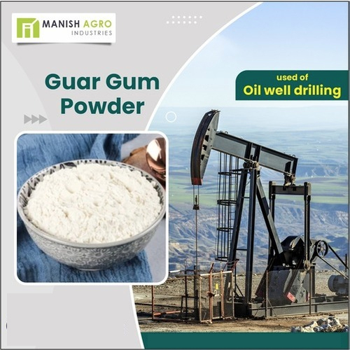 Fast Hydrating Guar Gum Powder - 3742 cps Free Flow