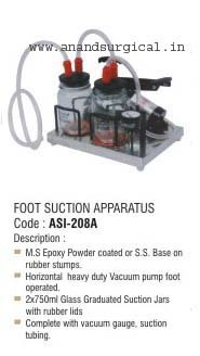 Foot Suction Apparatus