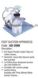 Foot Suction Apparatus