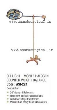 O.T. Light Mobile Halogen Counter Weight Balance