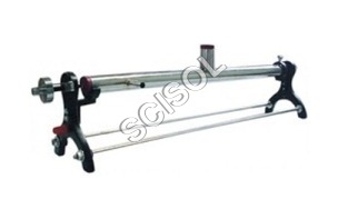 Linear Expansion Apparatus - Stainless Steel Base, Four Metal Rods, Dial Indicator | Easy Setup, Precise 0.01mm Measurement, Safe Warm Water Heating