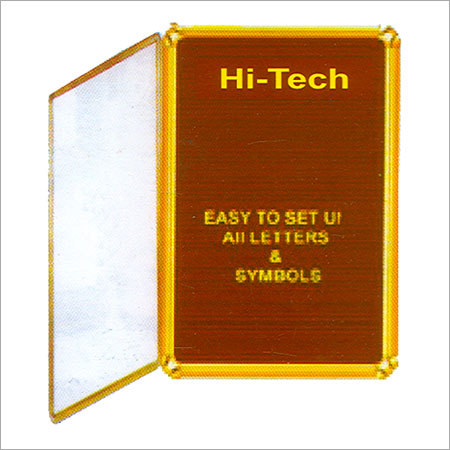 Golden Letters & Figures for Grooved Boards - Felt, Aluminum, Iron 18mm-36mm, Gold Color | Durable, Reusable, Easy Setup