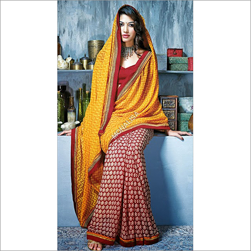 Georgette Printed Sarees