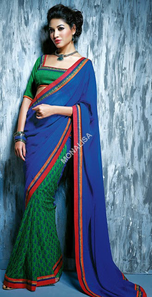 Georgette Printed Saree