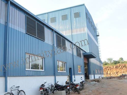 Pre Engineered Building - Steel, Variable Dimensions, Blue | Cost Effective, Customizable Design, Durable Structure, Easy Installation, Fast Assembly, Weather Resistant