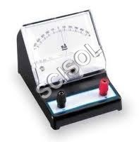 Galvanometer (Centre Zero) - Plastic Case, 145x95x100 mm, Black, -50/+50 uA Range | Center Zero, High Sensitivity, External Zero Adjust