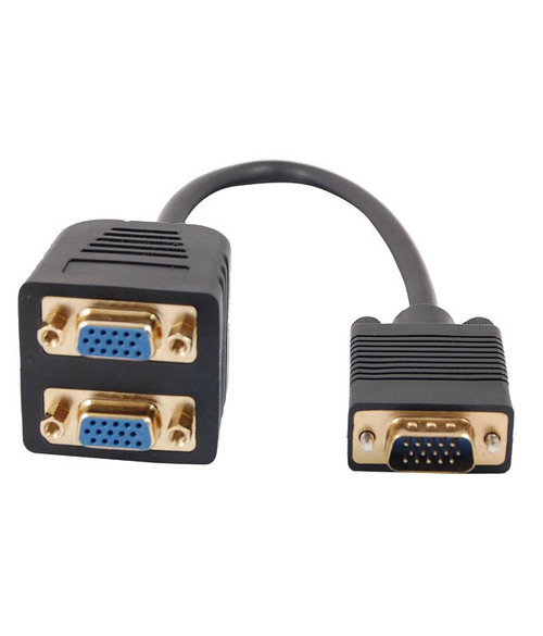 VGA Male To 2 VGA Female Adapter