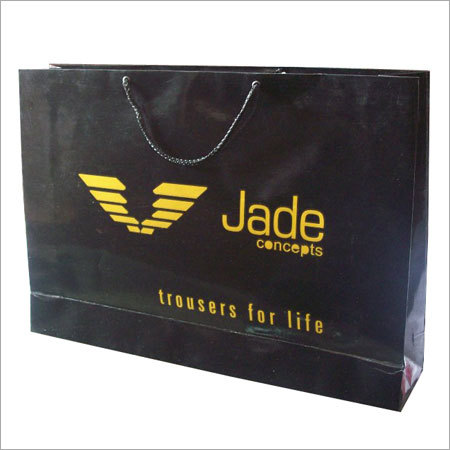 लोगो मुद्रित शॉपिंग बैग