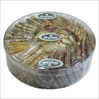 Plastic Clear Pvc Round Box - 20.5 Cm Diameter, 6 Cm Height | Food Grade, Easy To Carry, Moisture Proof Packing, Exquisite Design
