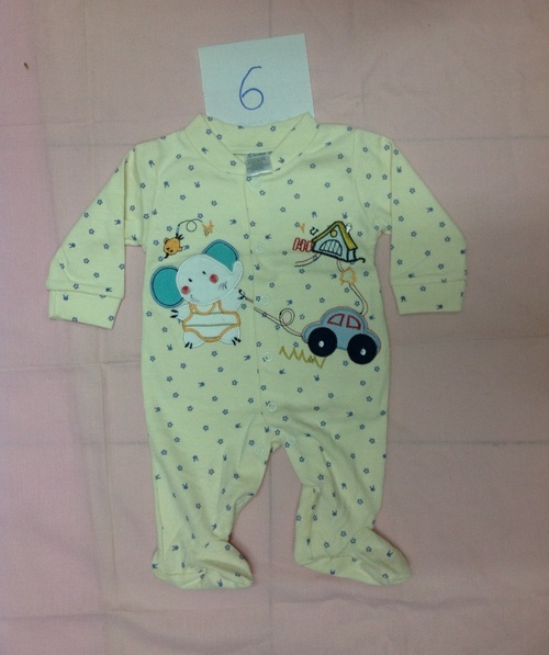 Rammper - Cotton, 0-3 Months, Pale Yellow | Snap Button Closure, Soft Fabric, Comfortable Fit