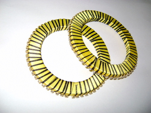 Threaded Bangle Set