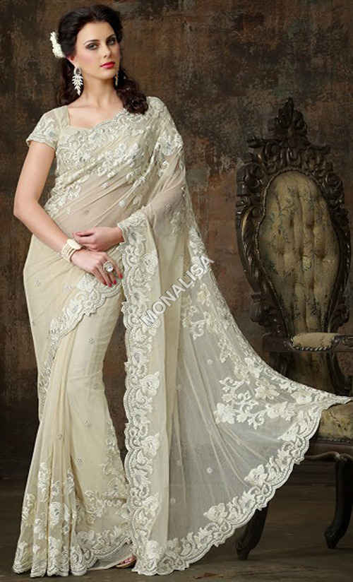 Designer Net Sarees