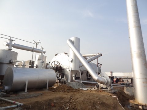 Scrap Tyre Waste Recycling Plant