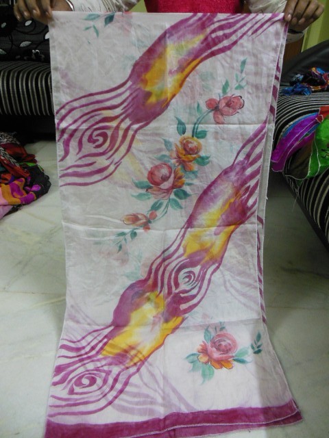 Hand Painted Silk Scarfs