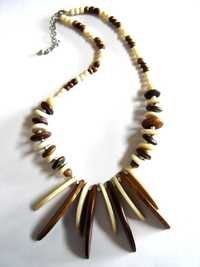 Bone Beaded Necklace