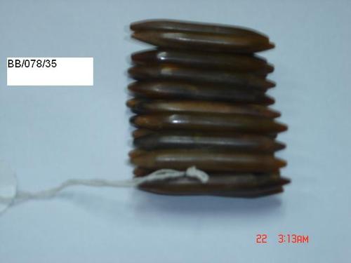 Braided Bracelet - Beads, 70mm Length, Brown, String Closure | Lightweight, Skin-Friendly, Durable, Elegant
