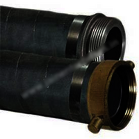 Water Suction  Heavy Duty Hose - Color: Black / Green