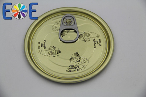 Tinplate Tuna Fish Easy Open Can End Producer - 93.20mm Diameter, 83.3mm Inside Diameter, 200 Psi Compressive Strength, Easy Opening, Durable Material