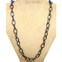 Sterling Silver Diamond Necklace