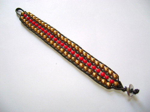 Multi Layered Bead Bracelet