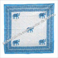 Elephant Printed Square Tablecloth