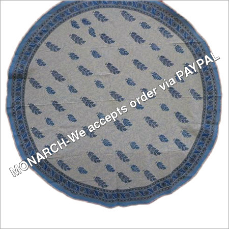HANDMADE MUGHAL Round Table cloth
