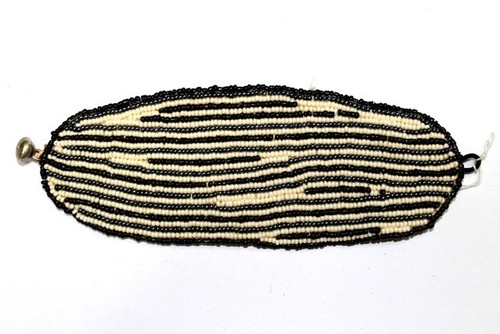 Bracelets - Beaded Fabric, 15 cm, Black | Elegant Design, Durable Material, Comfortable Fit