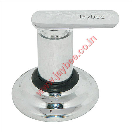 Concealed Stop Cock - Brass, Variable Dimensions, Chrome Finish | Threaded Connection, Leak-Proof, Corrosion Resistant, Compact Design