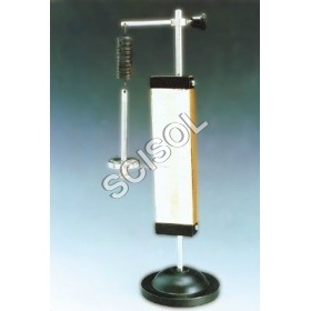 Hooks Law Apparatus - Metal Spring, Variable Dimensions, 500g Weight Range | Precise Spring Extension, Easy Setup, Educational Tool