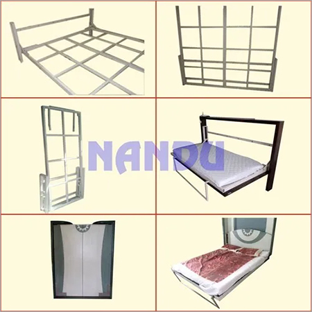 Folding Wall Bed Mechanism With Framing