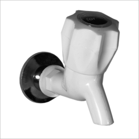 Bathroom Plastic Taps - LDPE & PVC 3-4 Inch Round Shape | Easy Fit & Regulated Water Flow