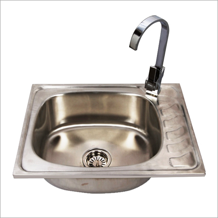 Stainless Steel Kitchen Sink - 5-7 Inch Size, Silver Color - 1-3 mm Thickness, 1000 kg Weight