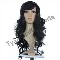 Black Wavy Hair Wig