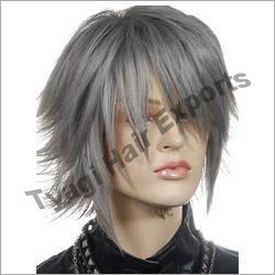 Grey Human Hair Wig