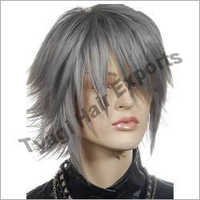 Grey Human Hair Wig