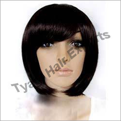 Black Short Human Hair Wig